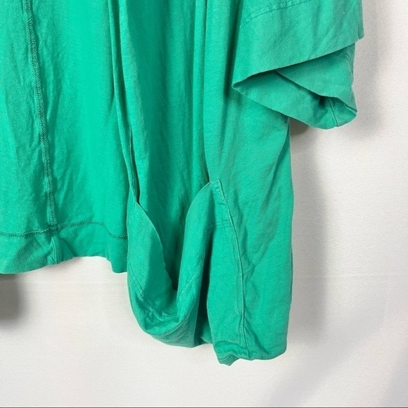 Boutique Fluxus Green Open Front Cardigan Sweater M - Picture 4 of 4